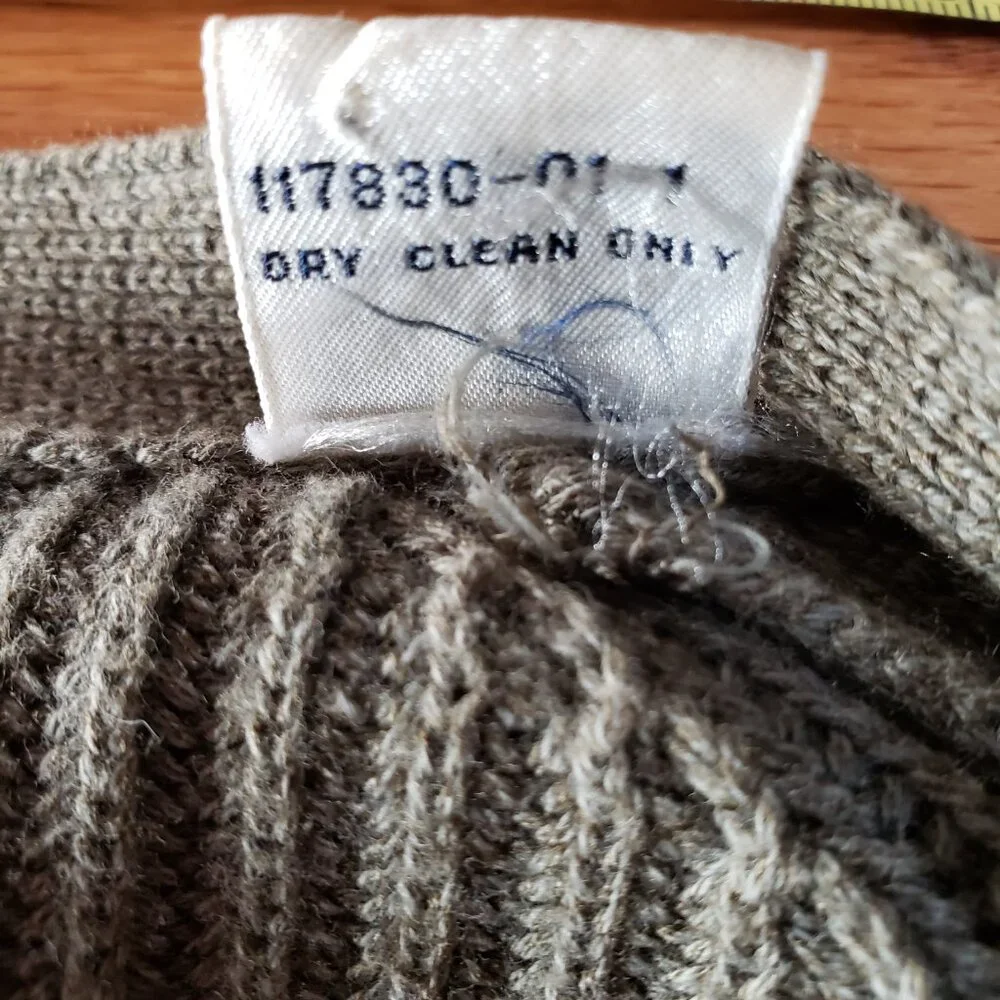GAP Sage Green Oversized Boyfriend Cardigan Sweater Rib Knit Pockets S